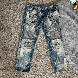Y2K GS-115 Demin Distressed Grunge Jeans Men’s Size 42